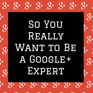 So You Really Want to Be a Google+